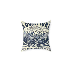 Adventure Awaits Pillow - Cozy Bohemian Throw Decor - Dipaliz - Pillows