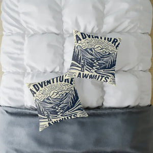 Adventure Awaits Pillow - Cozy Bohemian Throw Decor - Dipaliz - Pillows