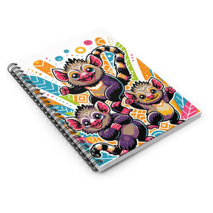 Funny Animals Ruled Line Notebook - Bold Creative Style - Dipaliz - one Size - Notebooks & Notepads
