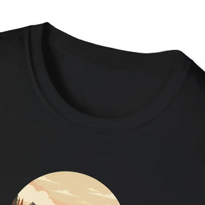 Retro Mountain Camping Graphic Tee - Lightweight Cotton - Dipaliz - T-shirt