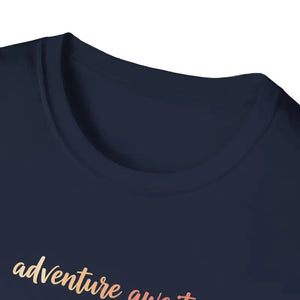 Vintage Camper Road Trip Tee - Adventure Awaits Design - Dipaliz - T-shirt
