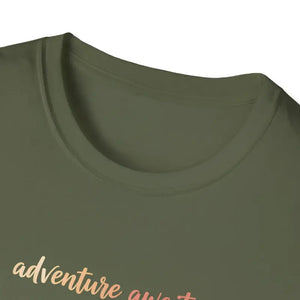 Vintage Camper Road Trip Tee - Adventure Awaits Design - Dipaliz - T-shirt