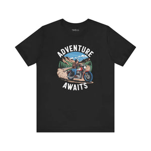 Soft Unisex Jersey Short Sleeve Adventure Awaits - Dipaliz - T-shirts