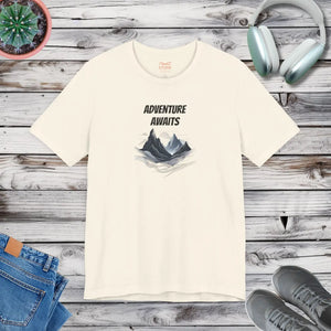 Comfort Unisex Jersey Adventure Tee Cotton - Dipaliz - T-shirts - s