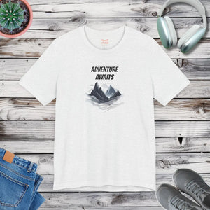 Comfort Unisex Jersey Adventure Tee Cotton - Dipaliz - T-shirts - s