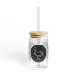 Tempered Glass Bpa Free Sipper - Bamboo Lid 16oz - Dipaliz - Tumblers