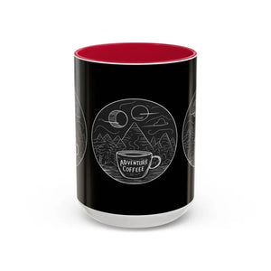 Colorful Mugs with Vibrant Handle - High-fidelity Print - Dipaliz - 15oz / Red