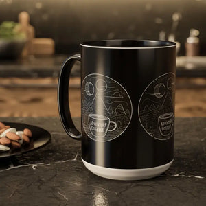 Colorful Mugs with Vibrant Handle - High-fidelity Print - Dipaliz