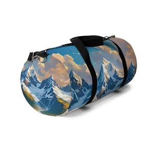 Mountains Duffel Bag - Snow Capped Peak Design - Dipaliz - Bags