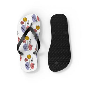 Flip Flops - Floral Print Summer Style Comfort - Dipaliz - Slippers