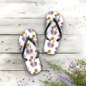 Flip Flops - Floral Print Summer Style Comfort - Dipaliz - Slippers