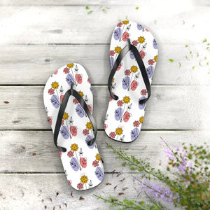 Flip Flops - Floral Print Summer Style Comfort - Dipaliz - Slippers