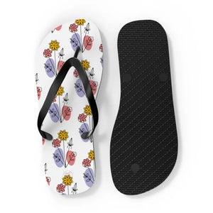 Flip Flops - Floral Print Summer Style Comfort - Dipaliz - Slippers