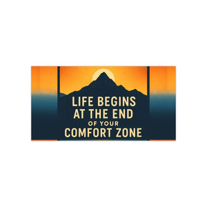 Premium Motivational Car Stickers Adventure Awaits Decals - Dipaliz - 7.5’’ × 3.75’’ / Rectangle / White - Bumper