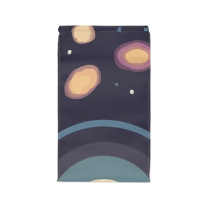 Space Lunch Bag - Insulated Galaxies Stars Design - Dipaliz - 11.75’’ × 7.25’’ 4.75’’ - Bags