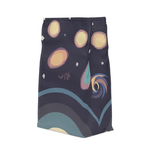 Space Lunch Bag - Insulated Galaxies Stars Design - Dipaliz - 11.75’’ × 7.25’’ 4.75’’ - Bags