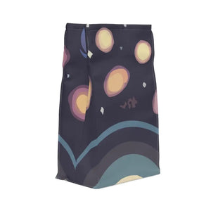 Space Lunch Bag - Insulated Galaxies Stars Design - Dipaliz - 11.75’’ × 7.25’’ 4.75’’ - Bags