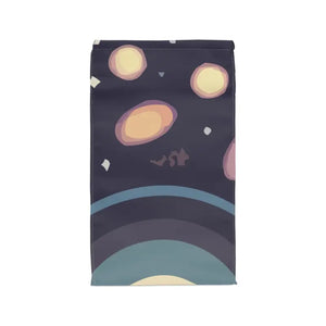 Space Lunch Bag - Insulated Galaxies Stars Design - Dipaliz - 11.75’’ × 7.25’’ 4.75’’ - Bags