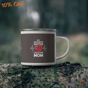 Enamel Camping Mug - Adventure Ready Mom Gear - Dipaliz - 12oz - Mugs