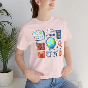 Adventure Jersey Tee - Travel Lovers Passport - Dipaliz - T-shirts