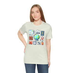 Adventure Jersey Tee - Travel Lovers Passport - Dipaliz - T-shirts