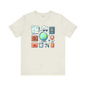 Adventure Jersey Tee - Travel Lovers Passport - Dipaliz - T-shirts