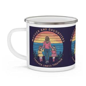 Mothers and Daughters Enamel Camping Mug - Campfire Ready - Dipaliz - 12oz - Mugs