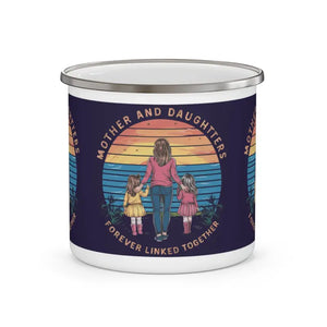 Mothers and Daughters Enamel Camping Mug - Campfire Ready - Dipaliz - 12oz - Mugs
