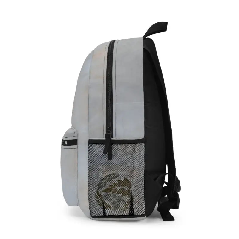 Adventure-ready Abstract Grunge Backpack: Lightweight & Durable - One Size