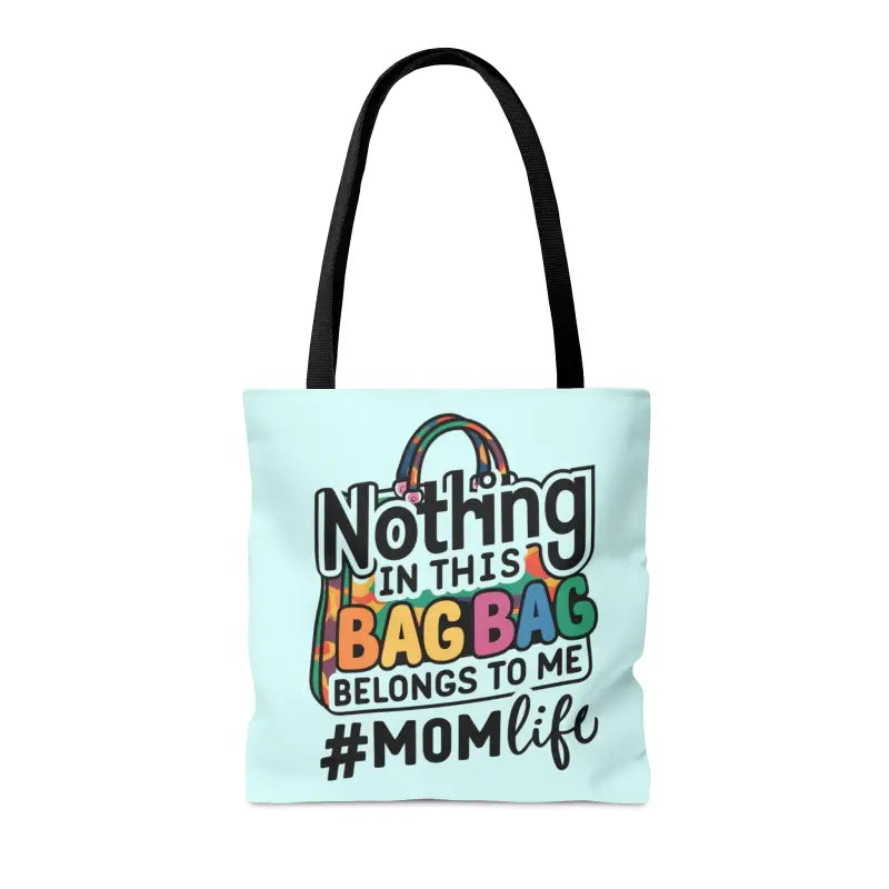 Trendy Blue Aop Tote: Unleash your Mom Life - Bags