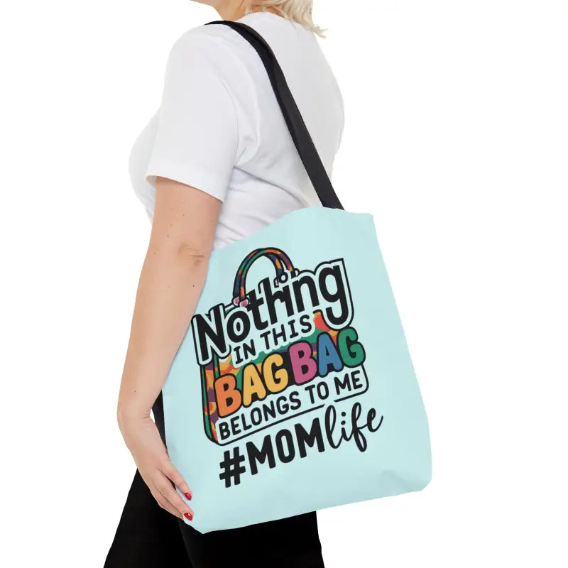 Trendy Blue Aop Tote: Unleash your Mom Life - Medium Bags