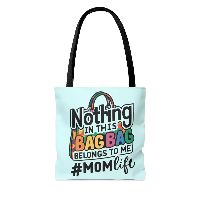 Trendy Blue Aop Tote: Unleash your Mom Life - Bags