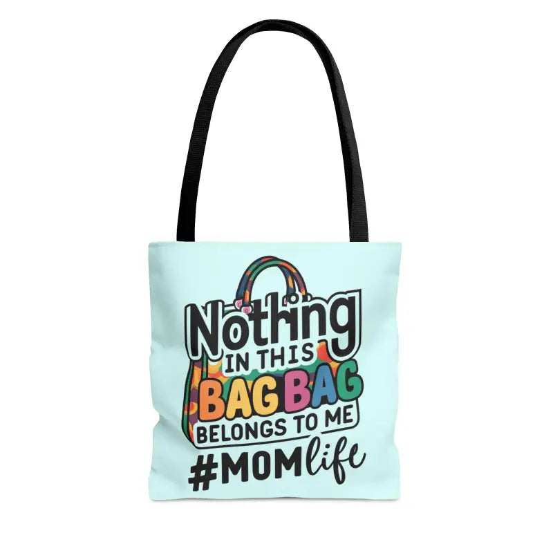 Trendy Blue Aop Tote: Unleash your Mom Life - Bags