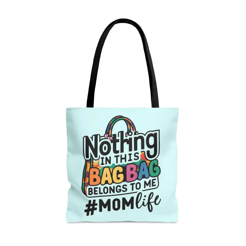 Trendy Blue Aop Tote: Unleash your Mom Life - Bags