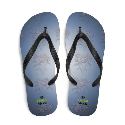 Adventure-ready Floral Slip Resistant Flip Flops - Wander With Style!