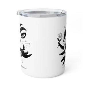 Insulated Coffee Mug - Durable Stainless Steel for Epic Journeys - Dipaliz - 10oz / White - Mugs