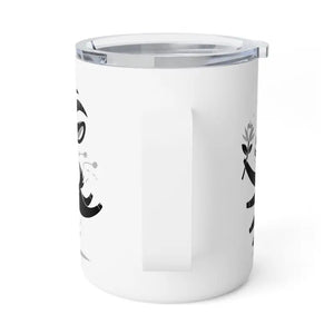 Insulated Coffee Mug - Durable Stainless Steel for Epic Journeys - Dipaliz - 10oz / White - Mugs
