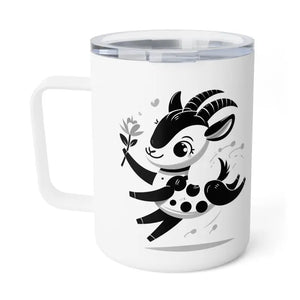 Insulated Coffee Mug - Durable Stainless Steel for Epic Journeys - Dipaliz - 10oz / White - Mugs