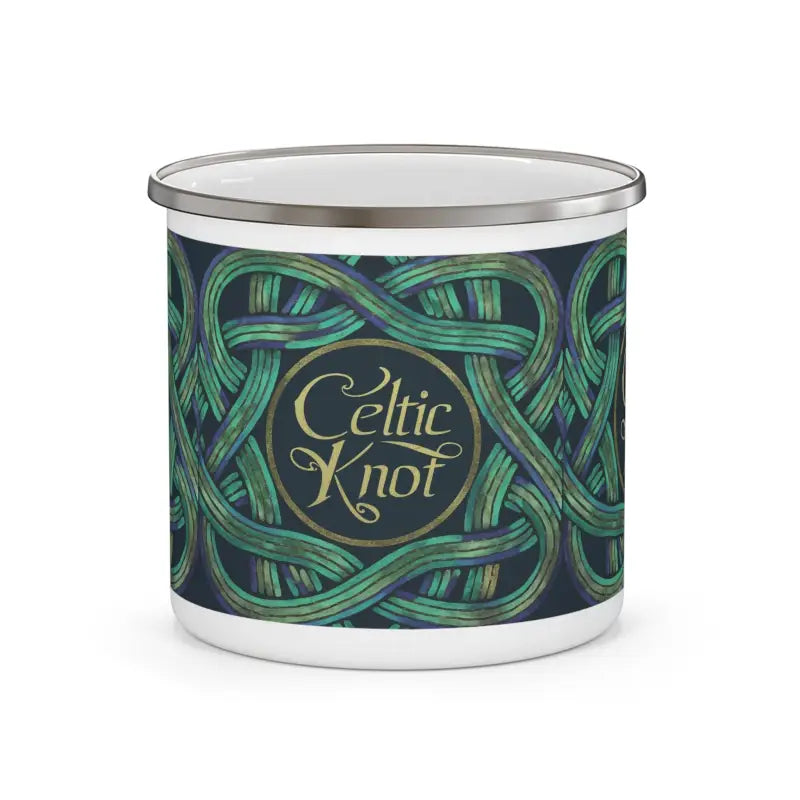 Celebrate St. Patrick’s Day with a Trendy Irish Enamel Mug! - 12oz Mug