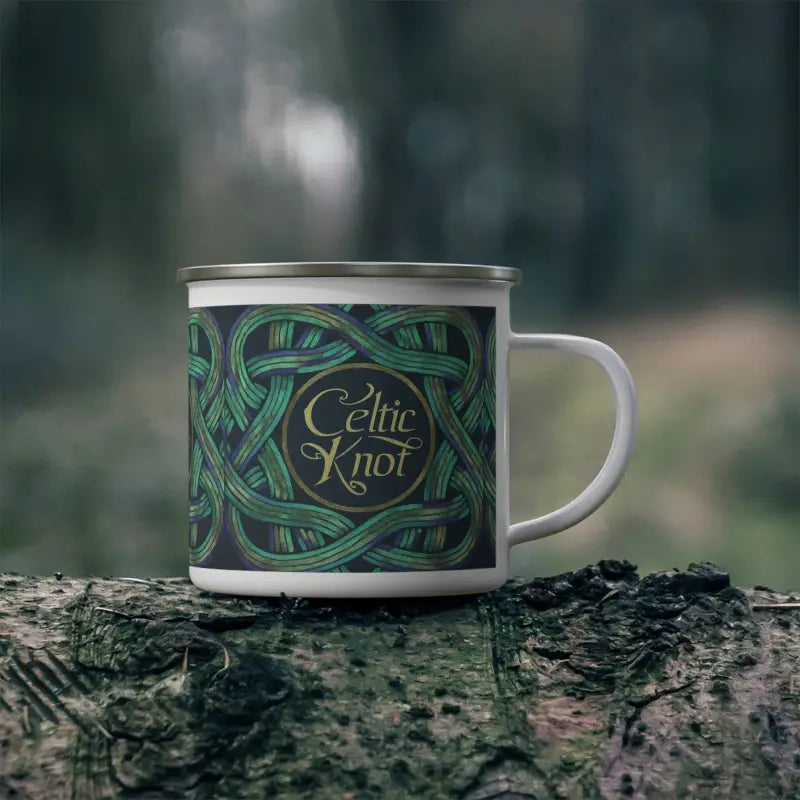 Celebrate St. Patrick’s Day with a Trendy Irish Enamel Mug! - 12oz Mug