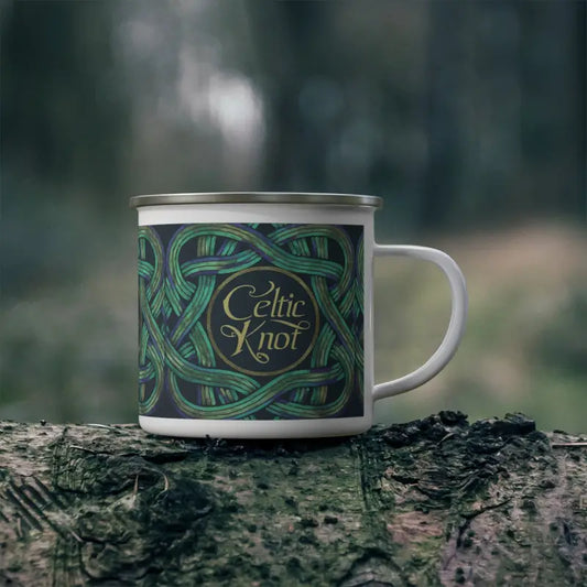 Celebrate St. Patrick’s Day in Style with an Irish Enamel Mug - 12oz