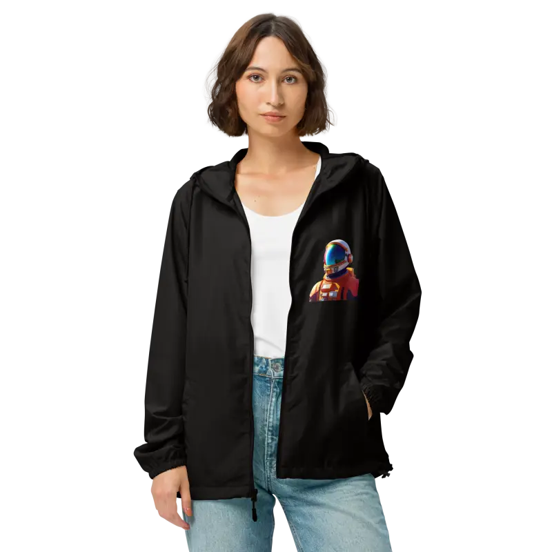 Conquer Journeys with the Dipaliz Windbreaker Astronaut Jacket - Black / Xs