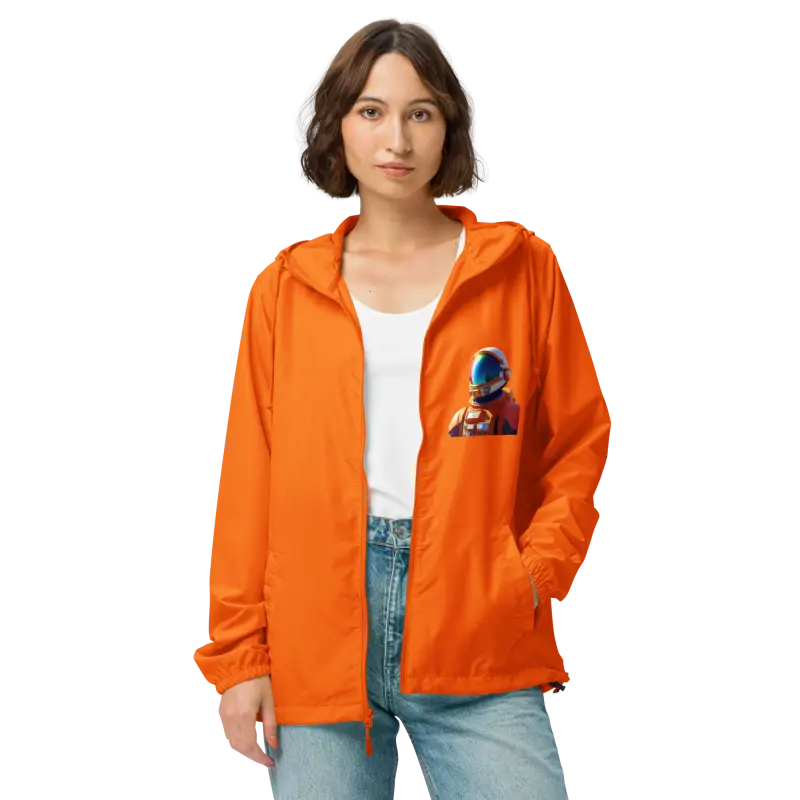 Conquer Journeys with the Dipaliz Windbreaker Astronaut Jacket - Safety Orange / Xs