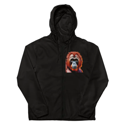 Orangutan Windbreaker: Lightweight Water-resistant Outdoor Gear - Black / Xs Clothing