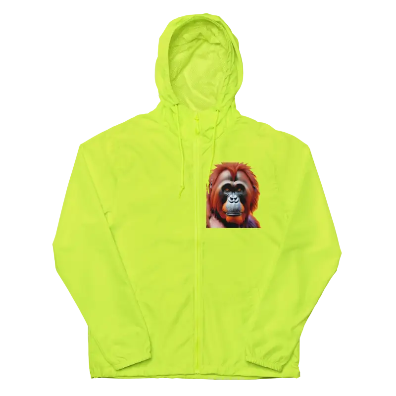 Orangutan Windbreaker: Lightweight Water-resistant Outdoor Gear - Safety Yellow / Xs Clothing