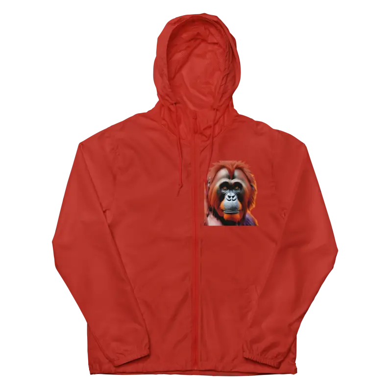 Orangutan Windbreaker: Lightweight Water-resistant Outdoor Gear - Red / Xs Clothing