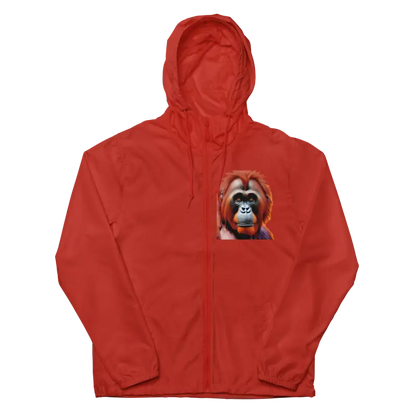 Orangutan Windbreaker: Lightweight Water-resistant Outdoor Gear - Red / Xs Clothing