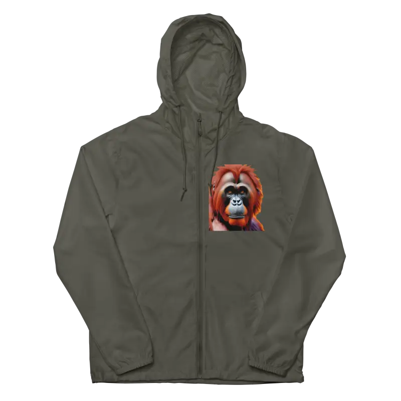 Orangutan Windbreaker: Lightweight Water-resistant Outdoor Gear - Graphite / Xs Clothing