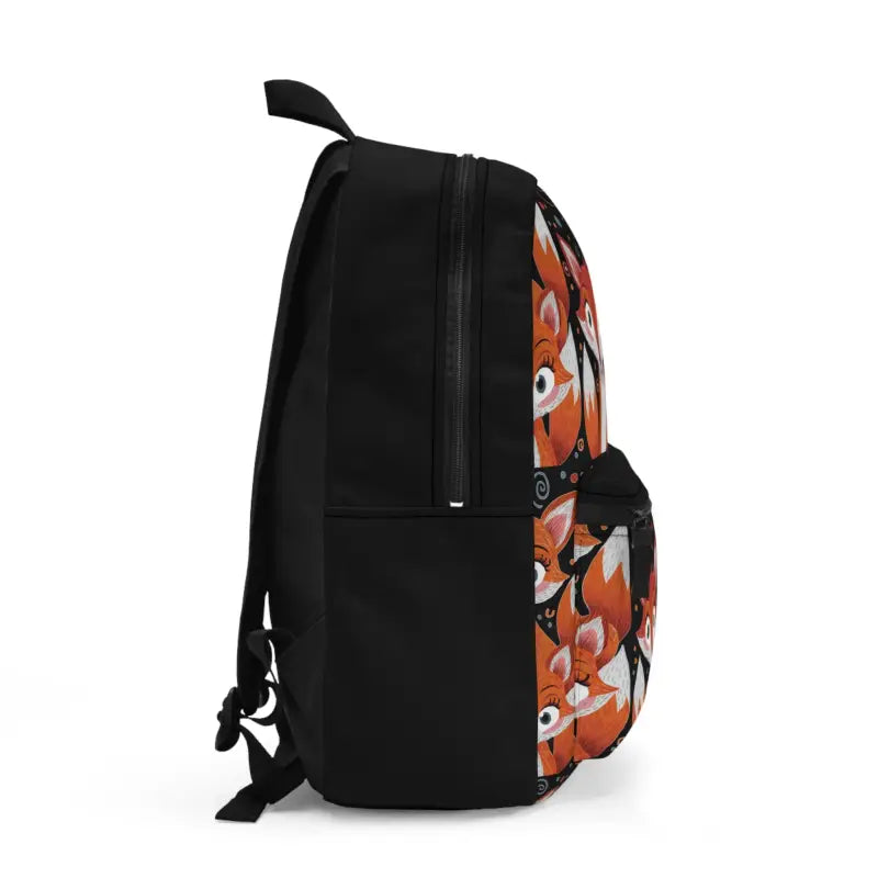 Cute Foxes Backpack: Roomy Stylish & Durable for School Days - one Size Bags