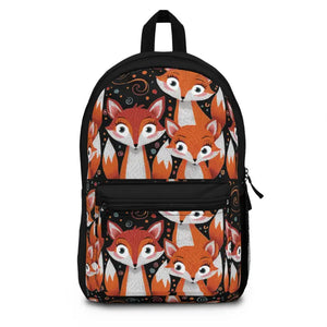 Cute Foxes Backpack - Durable School Style - Dipaliz - one Size - Backpacks